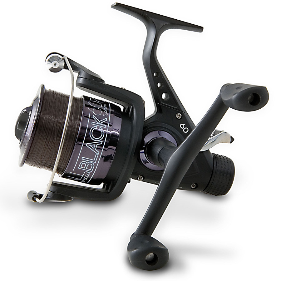 

Катушка рыболовная с леской Lineaeffe Baitrunner All Black 60