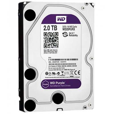 

Жесткий диск Western Digital Purple 2TB WD20PURX (106942)