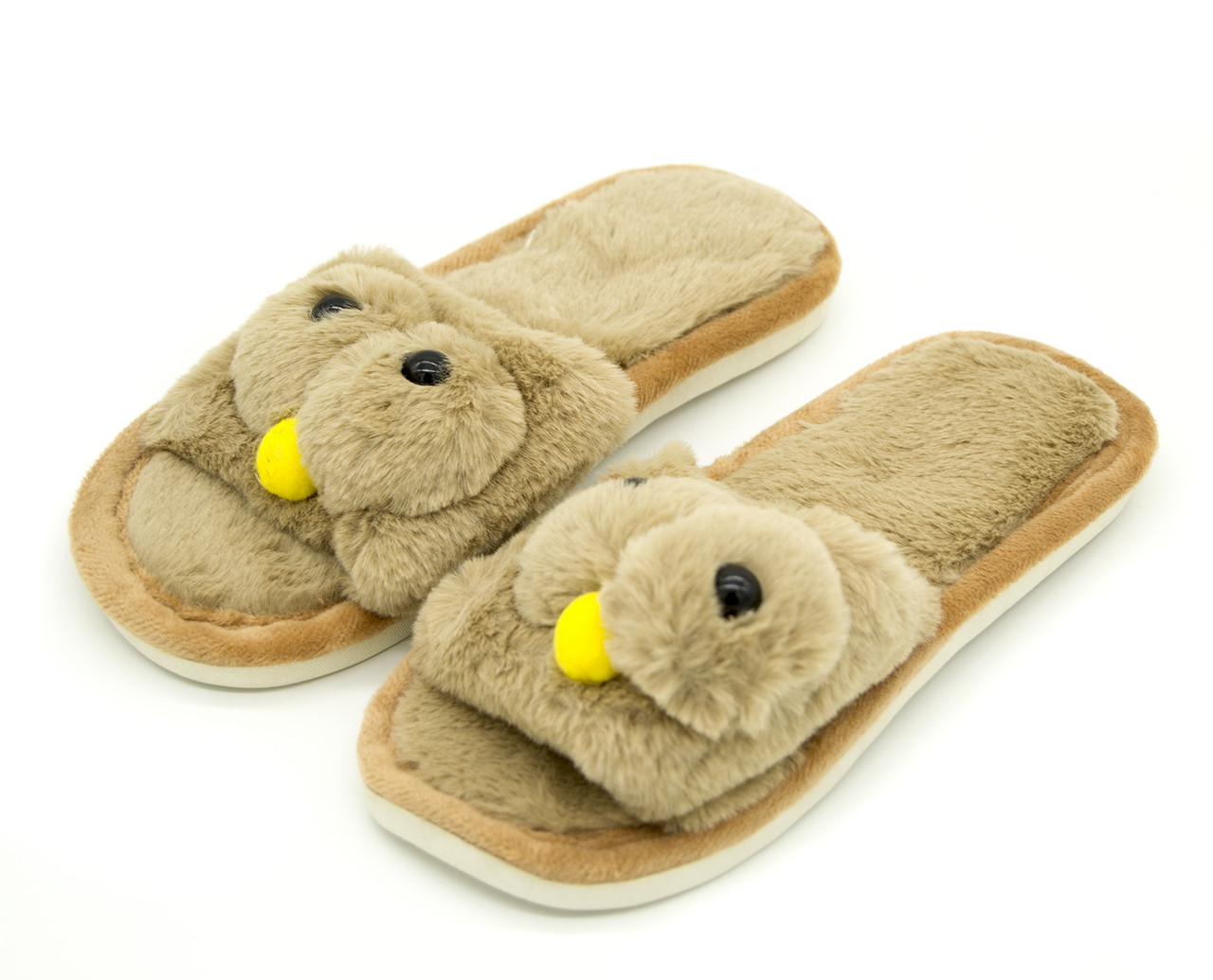 

Комнатные тапки No brend Коричневый (W12 brown 32)