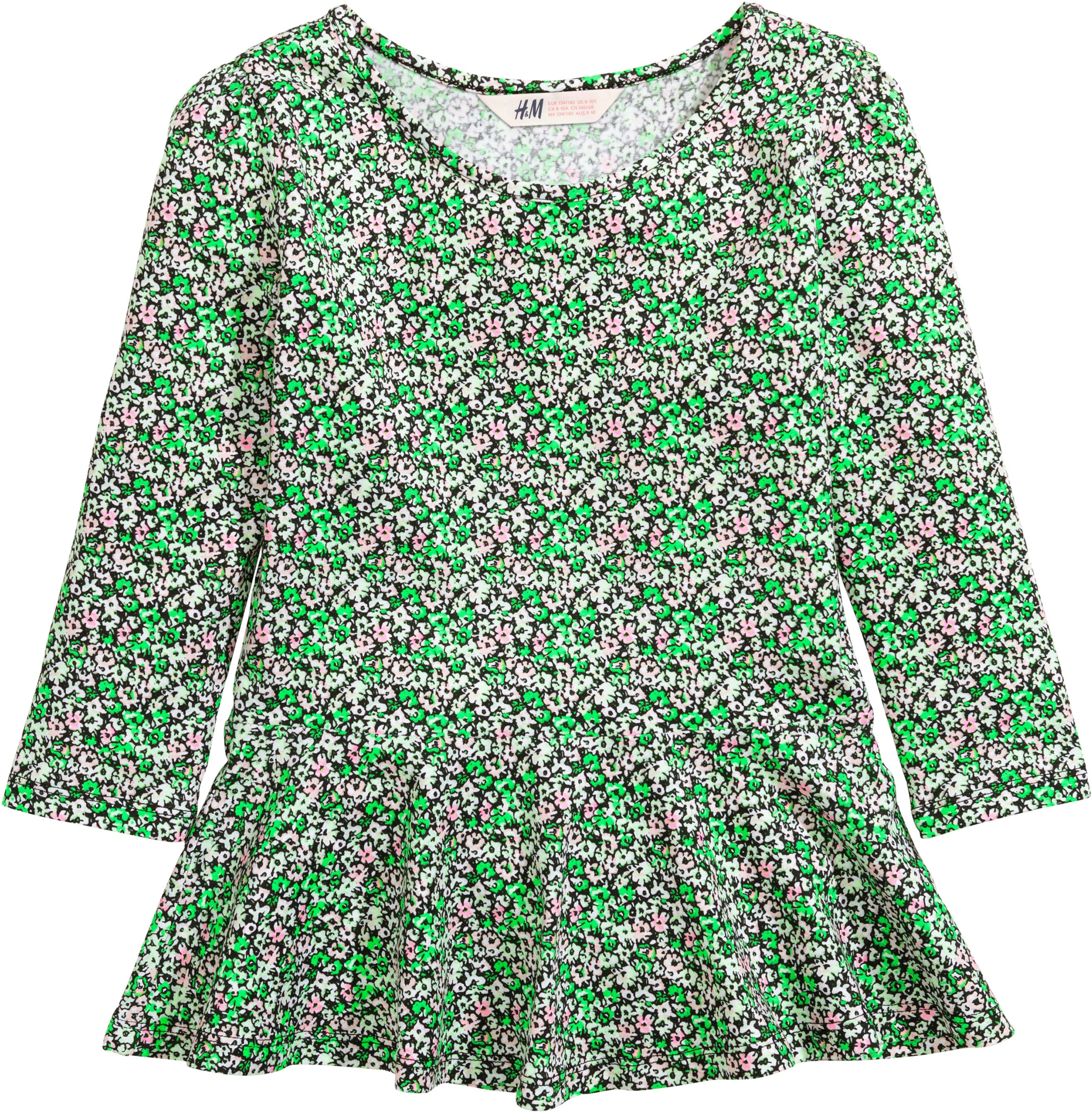 

Туника H&M 3477033 170 см Зеленая