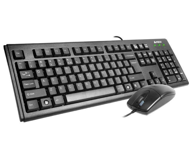 

Комплект клавиатура + мышь A4Tech KM-72620D Black USB