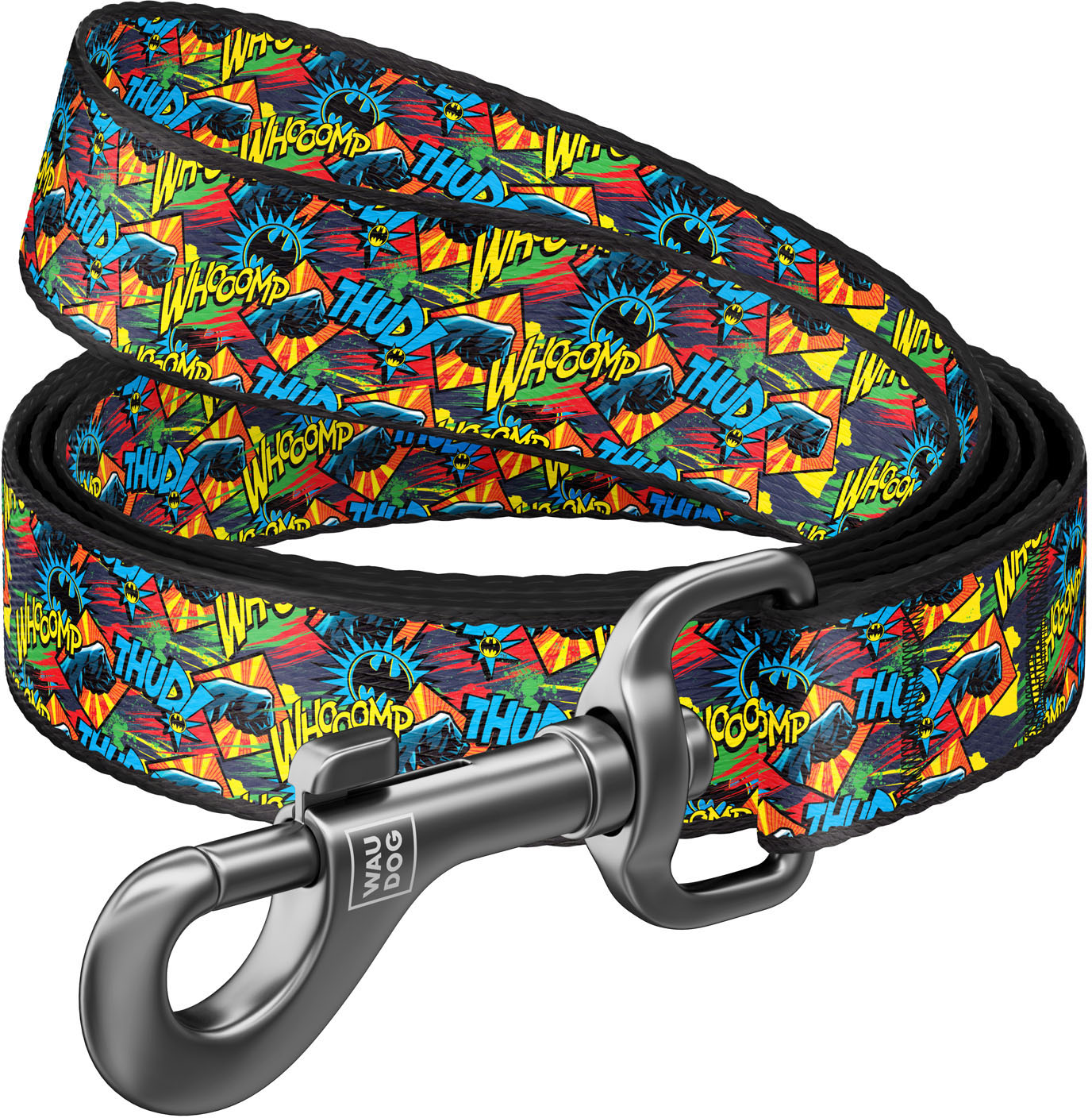 

Поводок для собак нейлоновый Collar WAUDOG Nylon, рисунок "Бэтмен Яркий", L, Ш 25 мм, Дл 122 см (0125-2003)