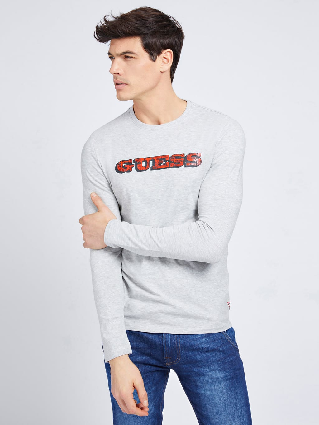

Лонгслив Guess M1RI0A-J1300 M Light Heather Grey M