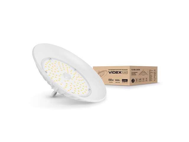 

Светильник LED высотный ХайБей 150W 5000K 220V белый VL-HBe-1505W, 25045, Videx