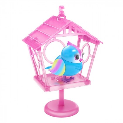 

Разговорчивая птичка Little live pets Рейбоу Твис со скворечником (17-6089364)