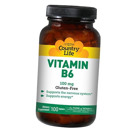 

Country Life Vitamin B6 100 100таб (36124089)
