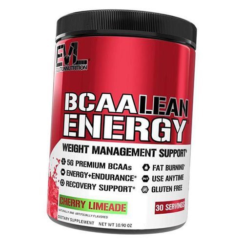 

ВСАА с Энергетиками, BCAA Lean Energy, Evlution Nutrition 300г Вишневый лимонад (28385004)