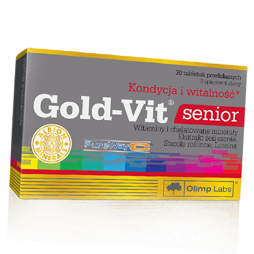 

Комплекс витаминов после 50 лет, Gold-Vit for Senior, Olimp Nutrition 30таб (36283134)