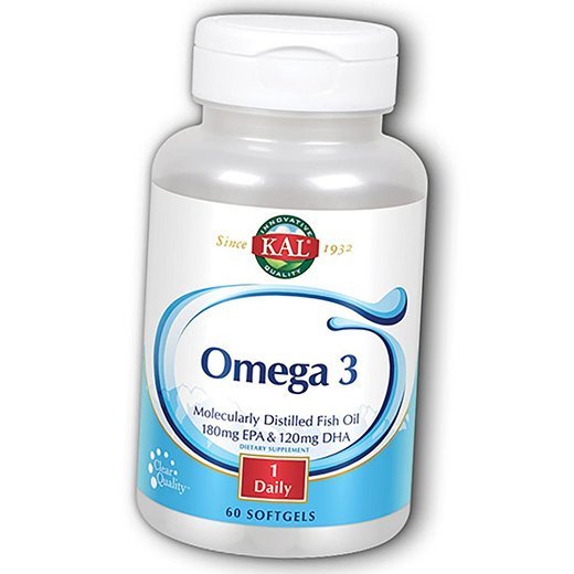 

Жирные кислоты, Омега 3, Omega 3, KAL 60гелкапс (67424001)