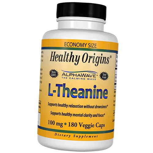 

Теанин, L-Theanine, Healthy Origins 180вегкапс (27354003)