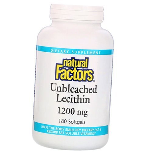 

Unbleached Lecithin 1200 Natural Factors 180гелкапс (72406005)