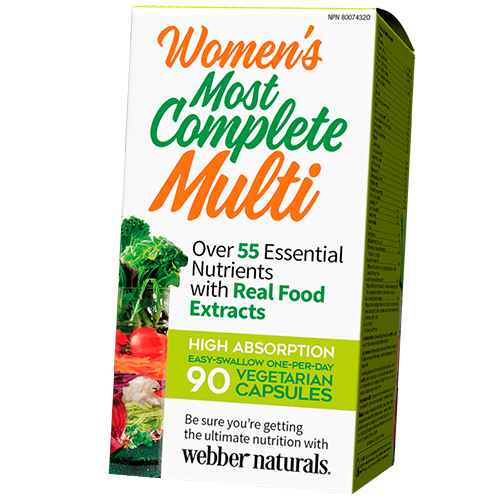 

Комплекс витаминов для женщин, Women's Most Complete Multi, Webber Naturals 90вегкапс (36485006)