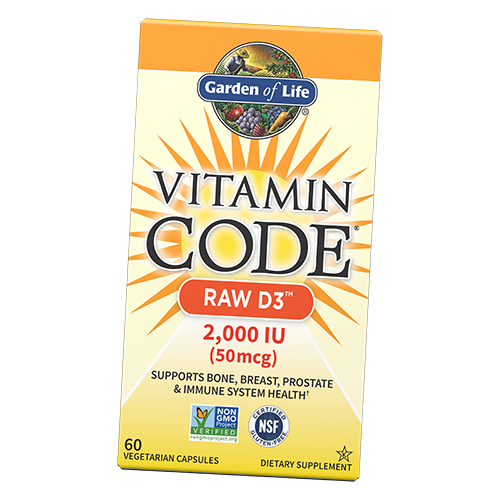 

Garden of Life Vitamin Code Raw D3 2000 60вегкапс (36473012)