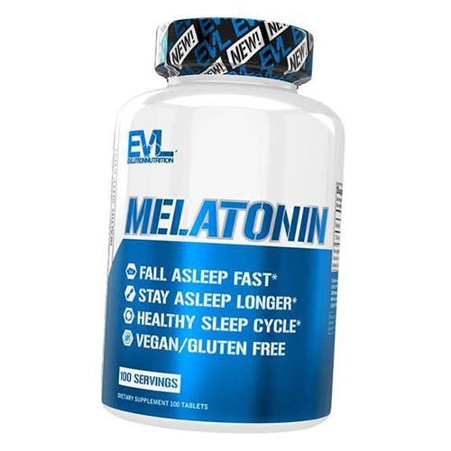 

Мелатонин, Melatonin 5, Evlution Nutrition 100таб (72385001)