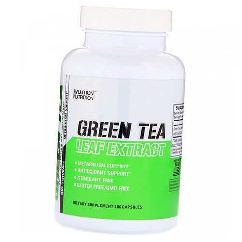 

Экстракт листьев зеленого чая, Green Tea Leaf Extract, Evlution Nutrition 100капс (71385001)