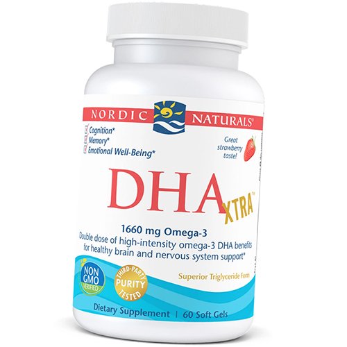 

DHA Xtra Nordic Naturals 60гелкапс Клубника (67352031)