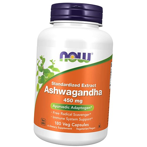 

Ashwagandha 450 Now Foods 180вегкапс (71128049)