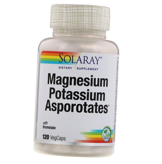 

Solaray Magnesium Potassium Asporotates 120вегкапс (36411044)