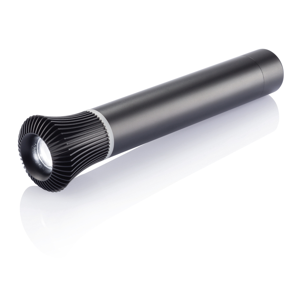 

Фонарик противоударный В поход, черный