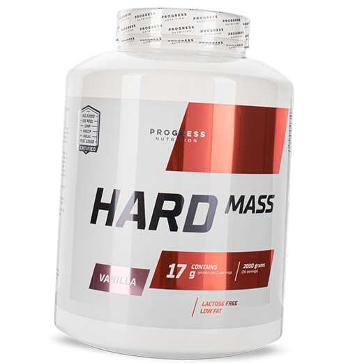 

Гейнер, Hard Mass, Progress Nutrition 2000г Ваниль (30461001)