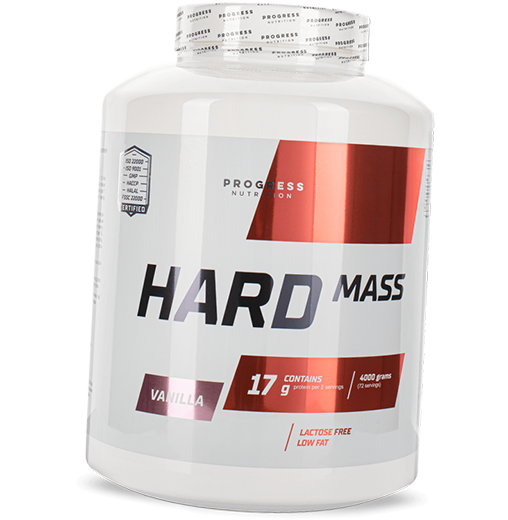

Гейнер, Hard Mass, Progress Nutrition 4000г Ваниль (30461001)