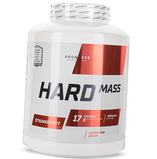 

Гейнер, Hard Mass, Progress Nutrition 2000г Клубника (30461001)