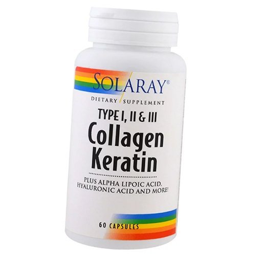 

Collagen Keratin Solaray 60капс (68411001)