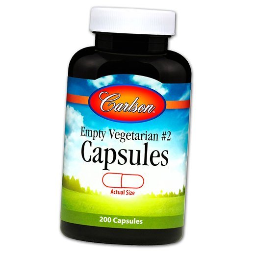 

Пустые вегетарианские капсулы №2 Carlson Labs 200капс (33353002)