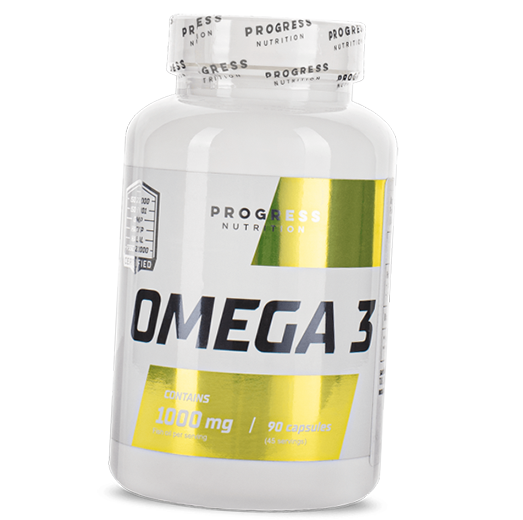 

Жирные кислоты, Омега 3, Omega 3, Progress Nutrition 90капс (67461001)