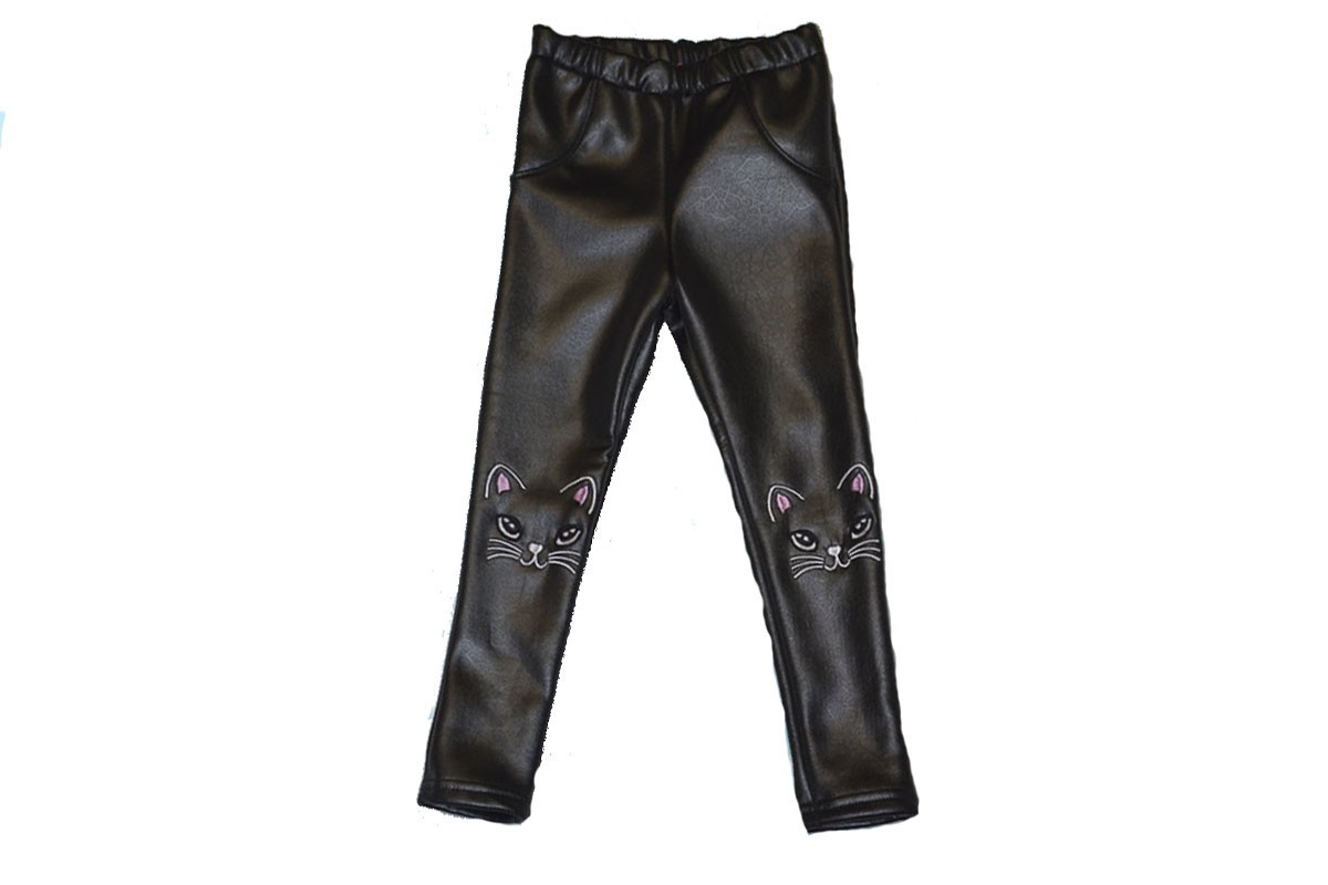 

Лосины SmileTime Leather Kitten кожаные на меху 104 см Черные (ZO5-11-1)