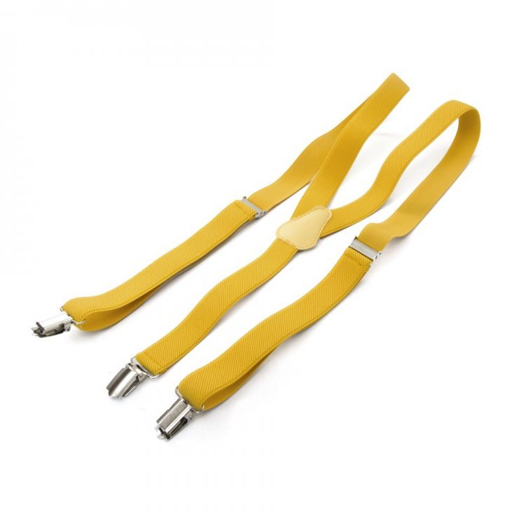 

Подтяжки Gofin suspenders Y Образные 2,5 См Узкие Желтые Pbp-4669 158930