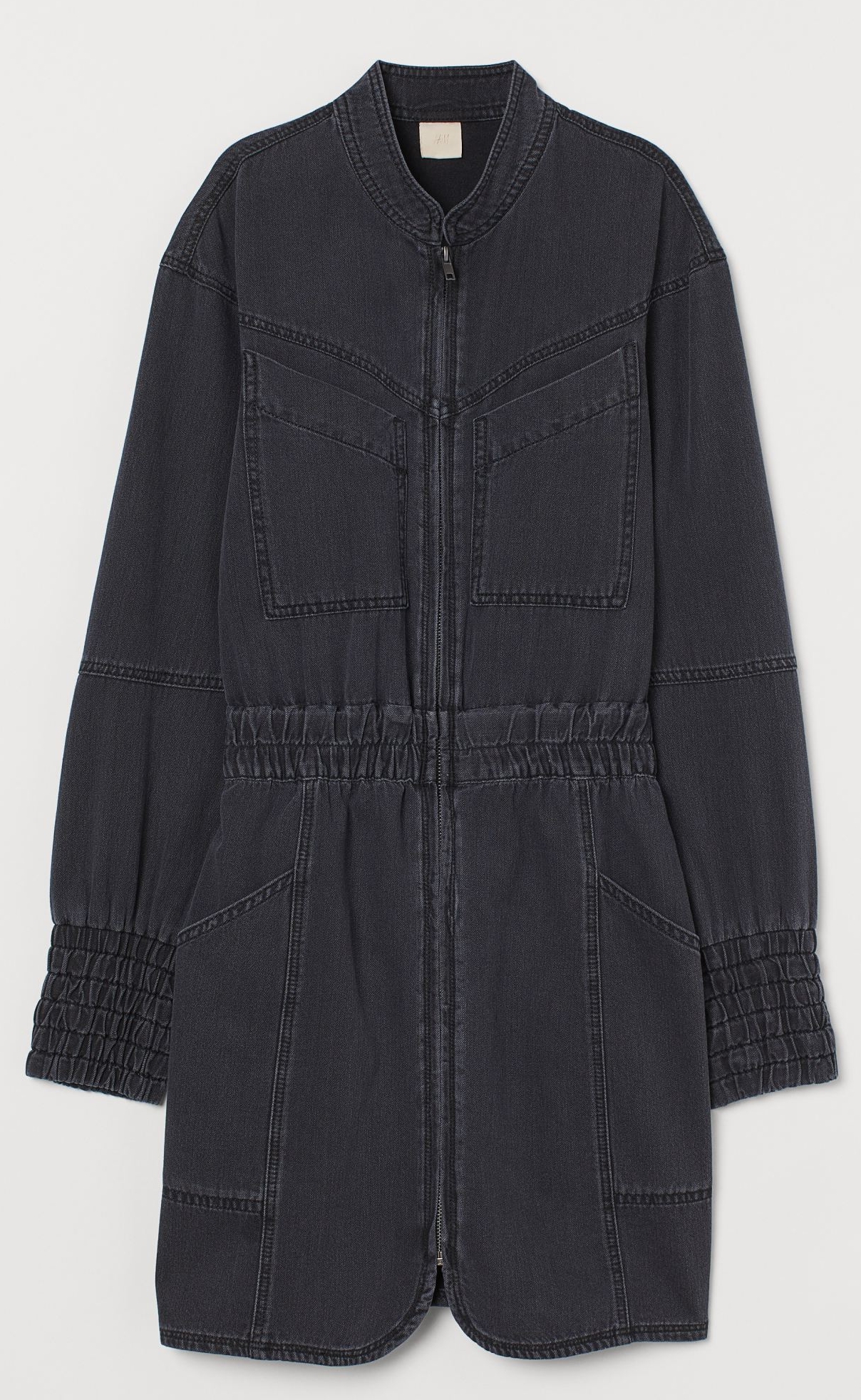 

Платье джинсовое H&M 8610411dm  Черный вымытый, Платье джинсовое H&M 8610411dm 38 Черный вымытый
