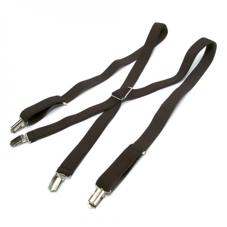 

Подтяжки Gofin suspenders Х Образные Темно-Коричневые Pbxx-5920 158762