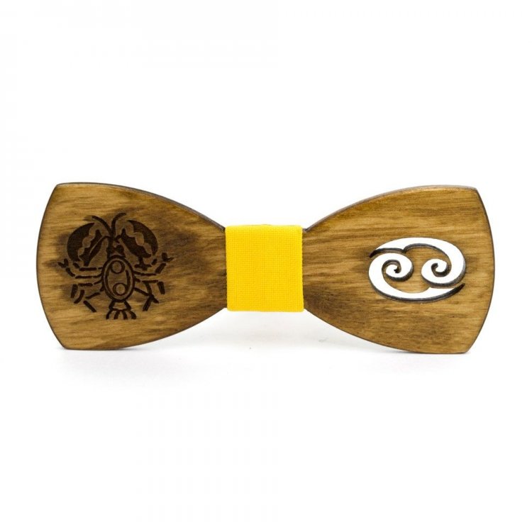 

Галстук Бабочка Gofin wood Знак Зодиака Рак 11.5 x 4.5 см Дерево GBDH-8298 5303580