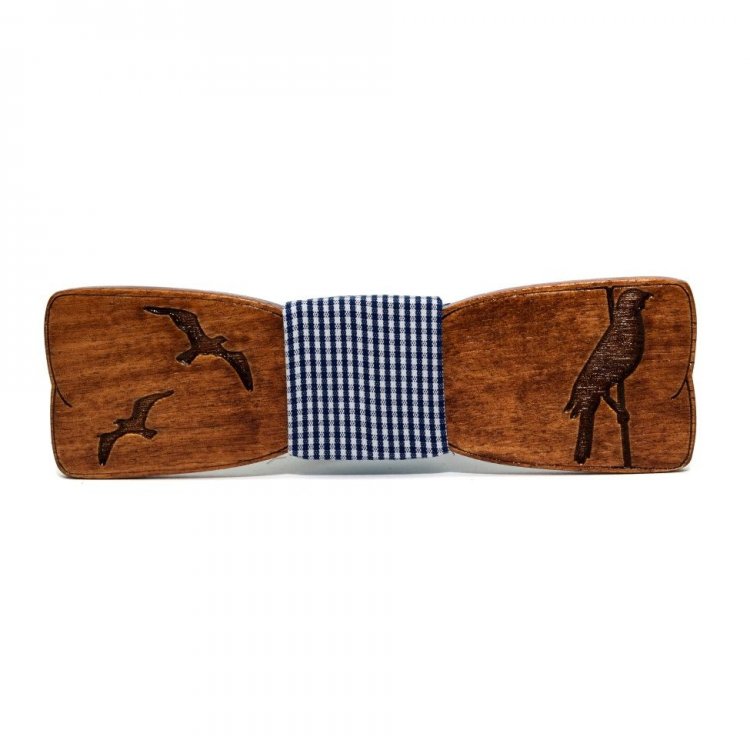 

Галстук-Бабочка Gofin wood С Ласточкой 11 x 3 см Дерево GBDH-8354 5362743