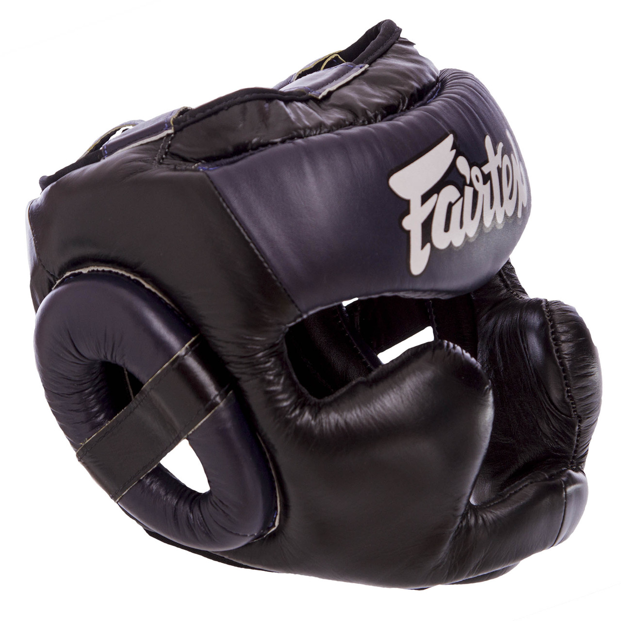 

Професійний закритий шкіряний боксерський шолом FAIRTEX Натуральна шкіра Чорний (HG13-LACES) M