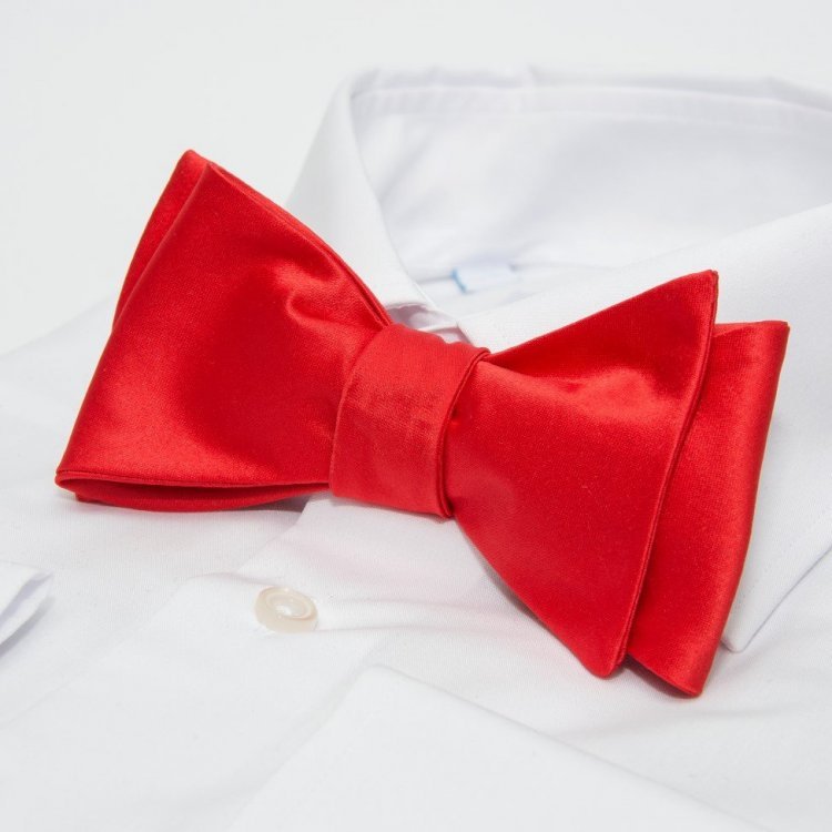 

Галстук-Бабочка Handmade Самовяз Красный Однотонный Gb-33-13 157863