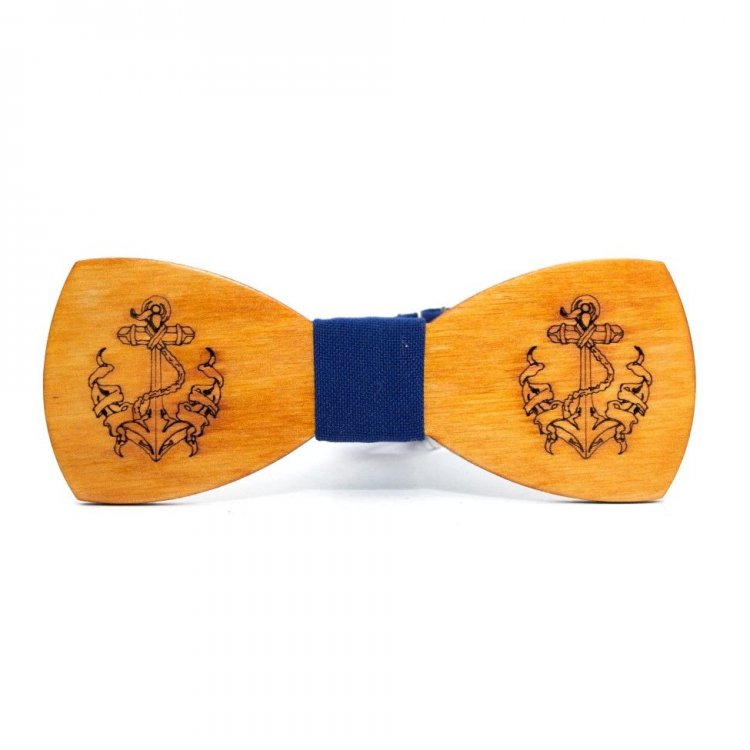 

Галстук Бабочка Gofin wood Морская С Якорем 11.5 x 4.5 см Дерево GBDH-8251 5326557