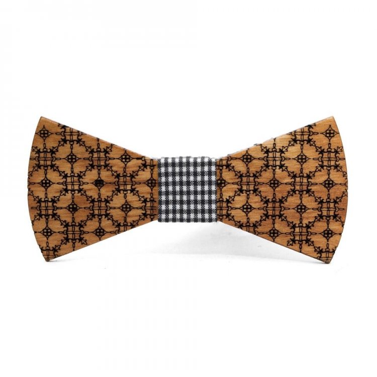 

Галстук Бабочка Gofin wood Гравировка Узора 10.5 x 4.5 см Дерево GBDH-8219 5324004