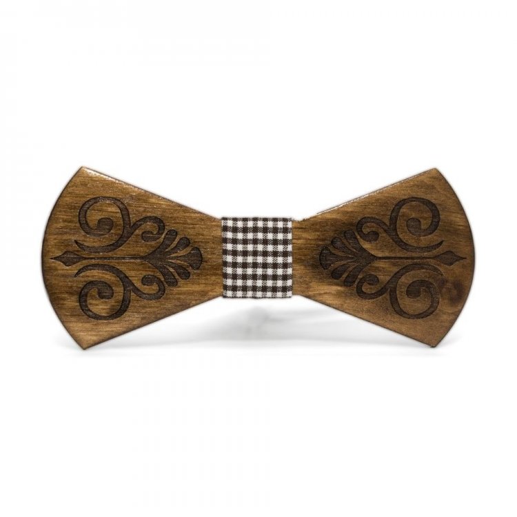 

Галстук Бабочка Gofin wood С Узором 11.5 х 4.5 см Дерево Темная GBDH-8123 5260179