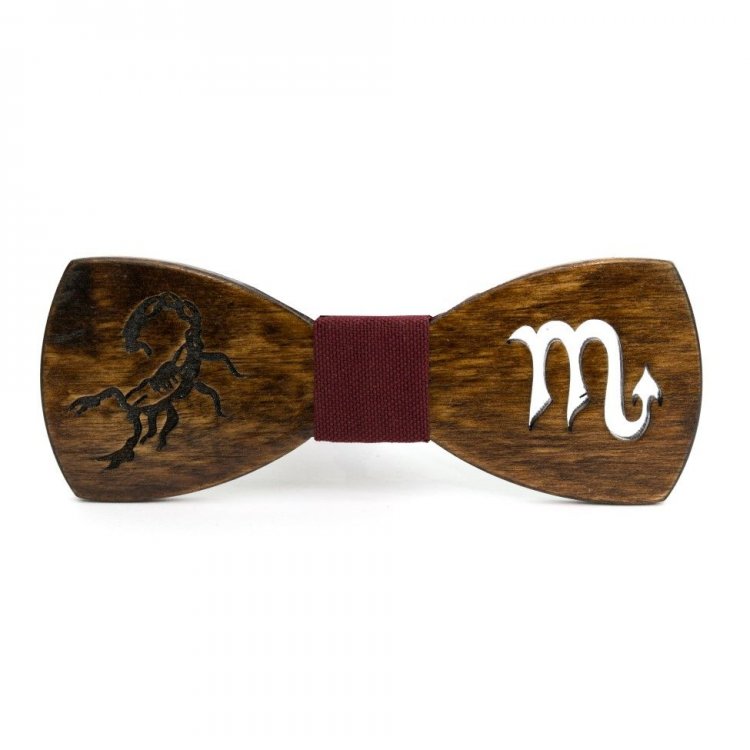 

Бабочка Gofin wood Знак Зодиака Скорпион Дерево Коричневый (Gbdh-8291) 5381724