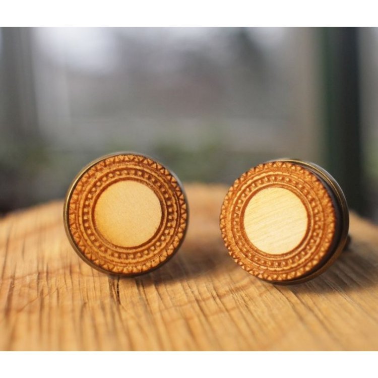 

Запонки Handmade Деревянные Круглые Dzp-0641 158233