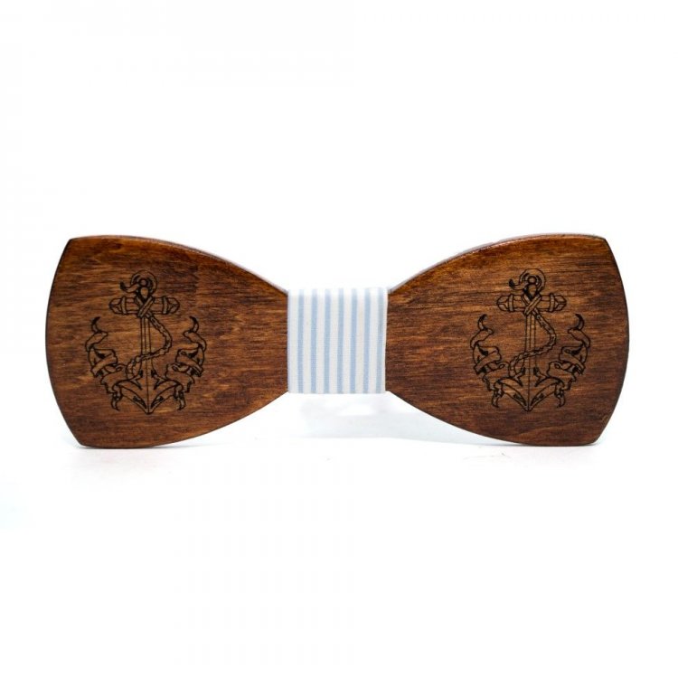 

Галстук Бабочка Gofin wood Якорь Дизайнерский 11.5 x 4.5 см Дерево GBDH-8218 5321784