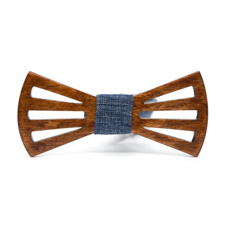 

Галстук Бабочка Gofin wood С Вырезами 11.5 x 4.5 см Дерево GBDH-8151 5332440
