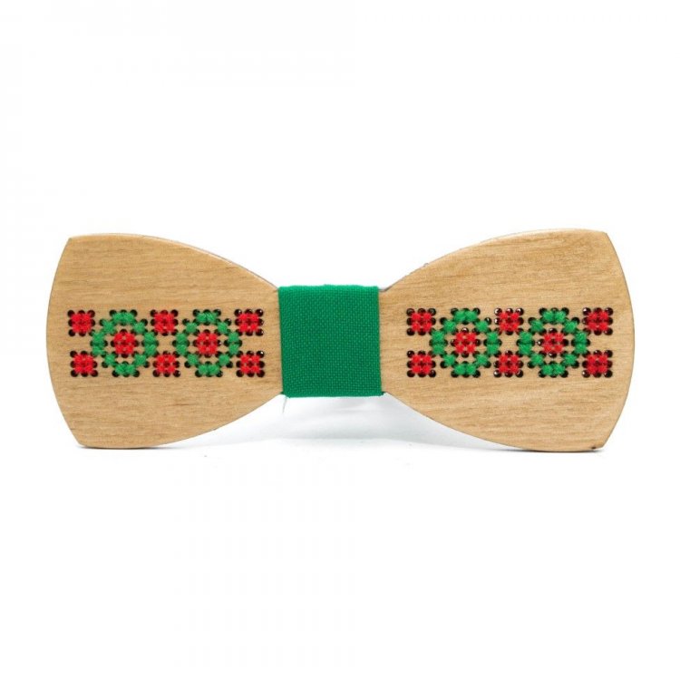 

Бабочка Gofin wood Классическая С Вышивкой 11.5 x 4.5 см Дерево GBDH-8250 5330775