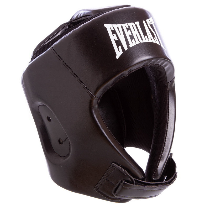 

Шолом боксерський тренувальний відкритий EVERLAST З посиленим захистом голови Чорний (BO-8268) L