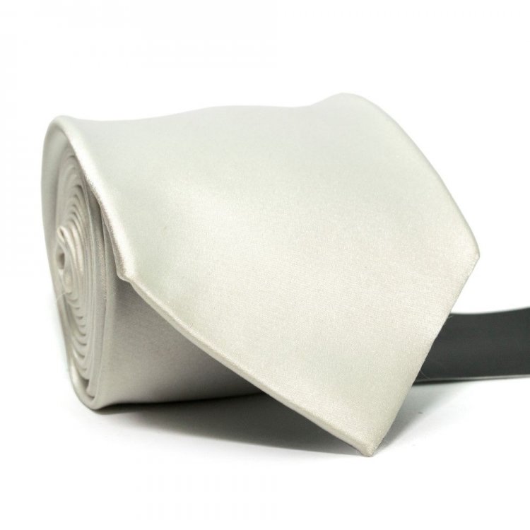 

Галстук Emilio Corali 150х8.5 см Шелк Белый Gin-2029 5167050