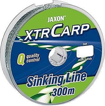 

Шнур JAXON Carp Sinking Line 20lbs коричнево-чорний 300m