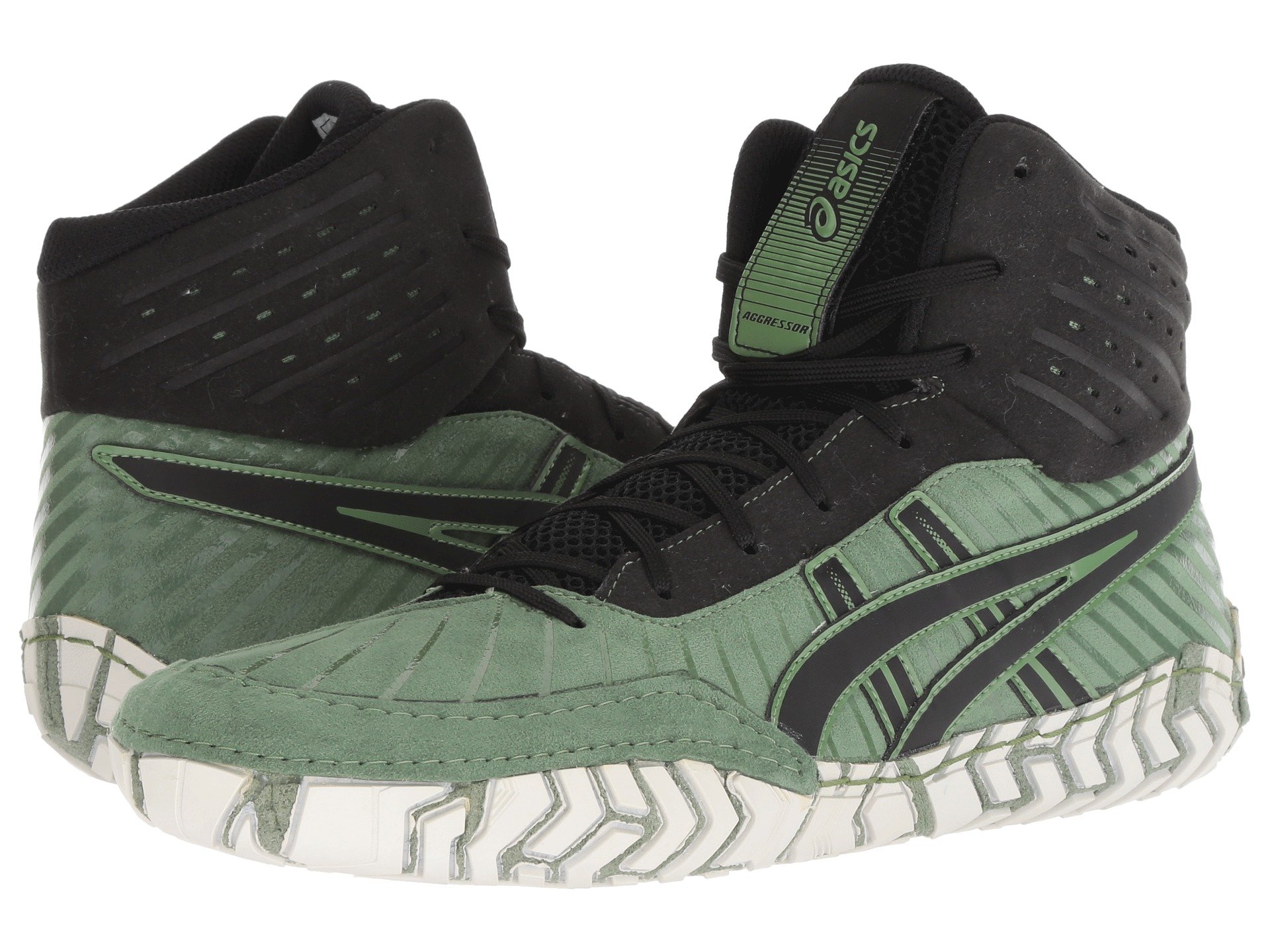 Борцовки ASICS Aggressor 4 Green, 46.5 (295 мм) (10103414) – низкие ...