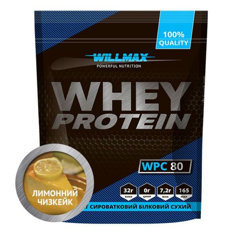 

Протеин Willmax Whey Protein 80% 920г Лимонный Чизкейк